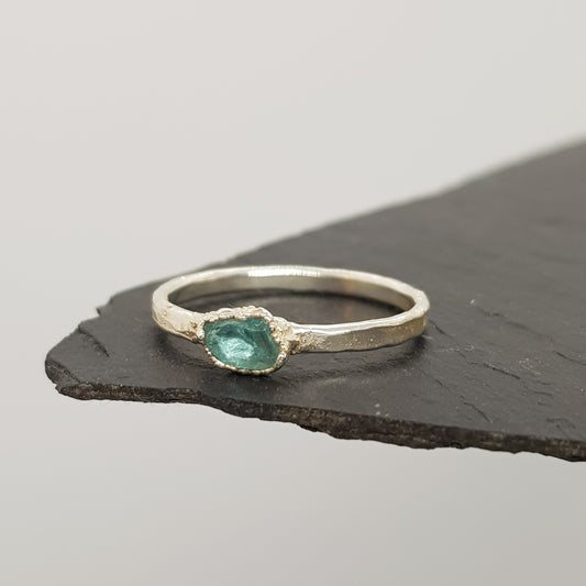 Raw Apatite Ring