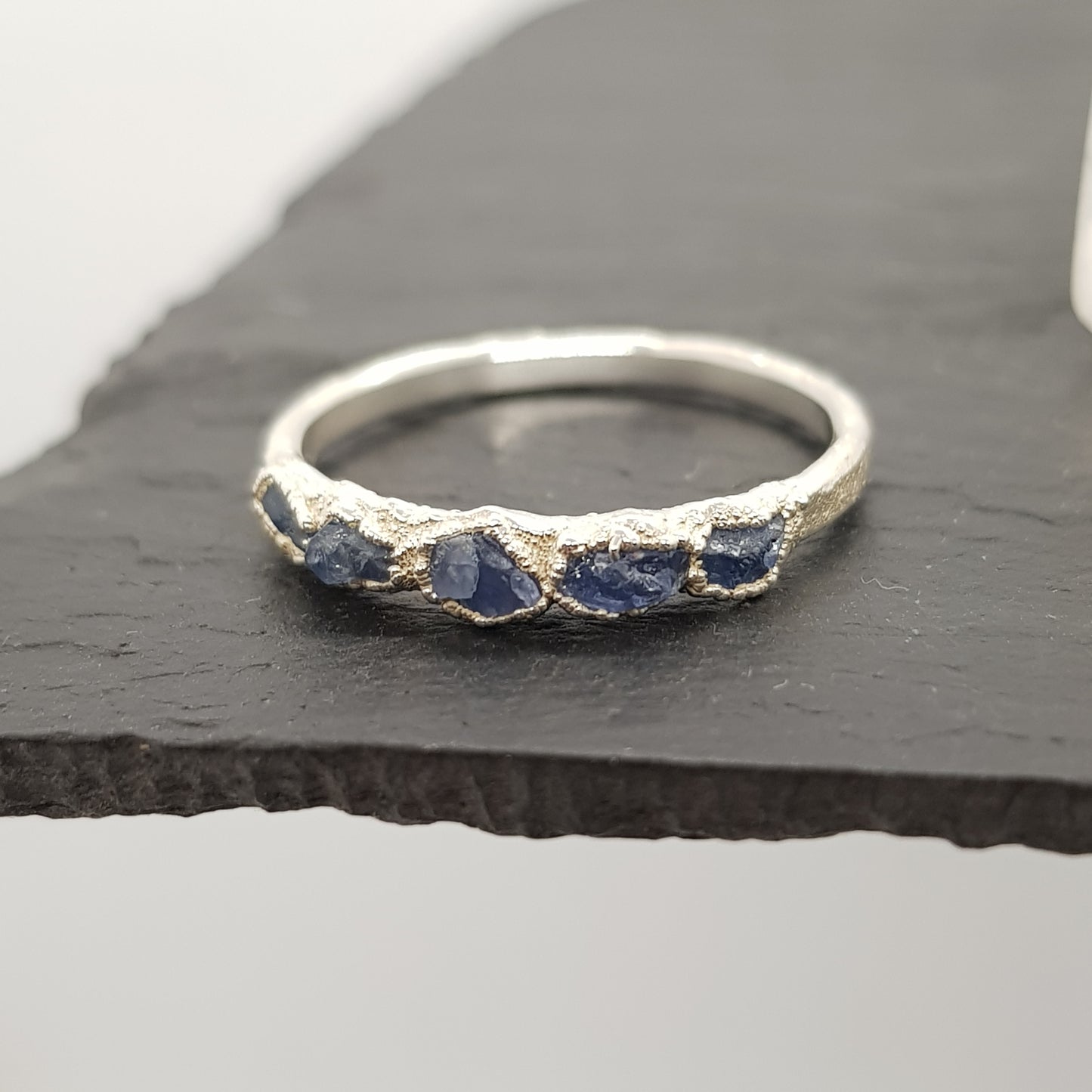Multi Raw Sapphire Ring