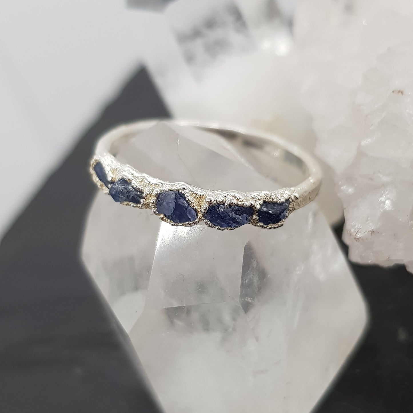 Multi Raw Sapphire Ring
