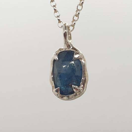 Rose Cut Kyanite Necklace