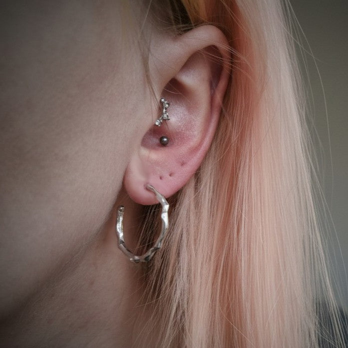 Medium Molten Hoop Earrings