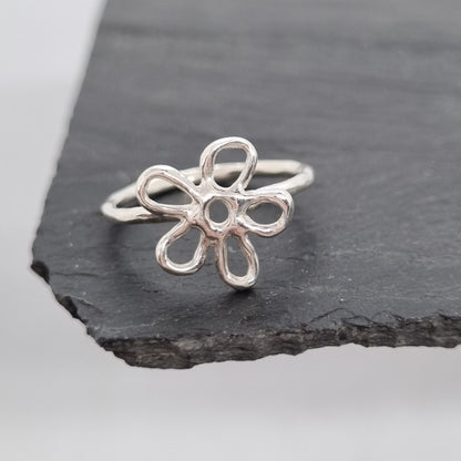 Mini Molten Flower Ring