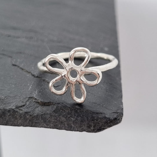 Mini Molten Flower Ring