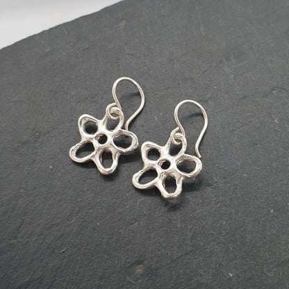 Molten Flower Earrings