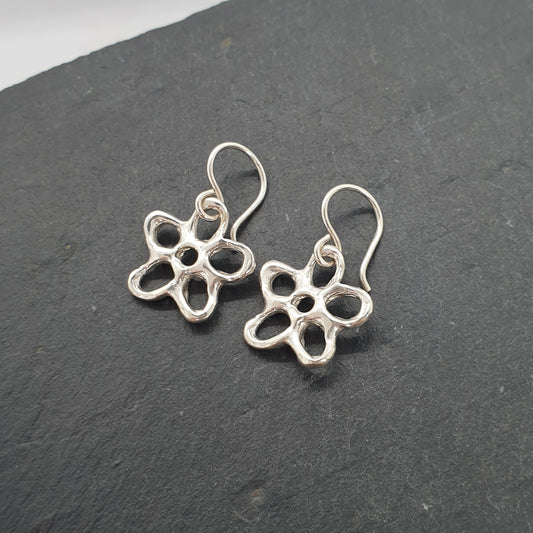 Molten Flower Earrings
