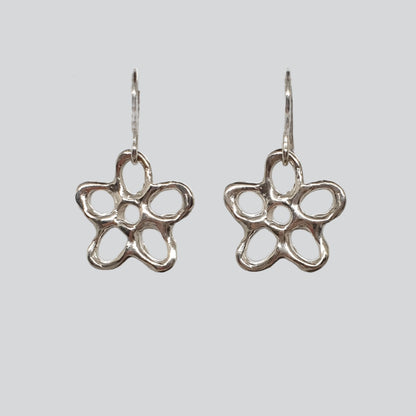 Molten Flower Earrings