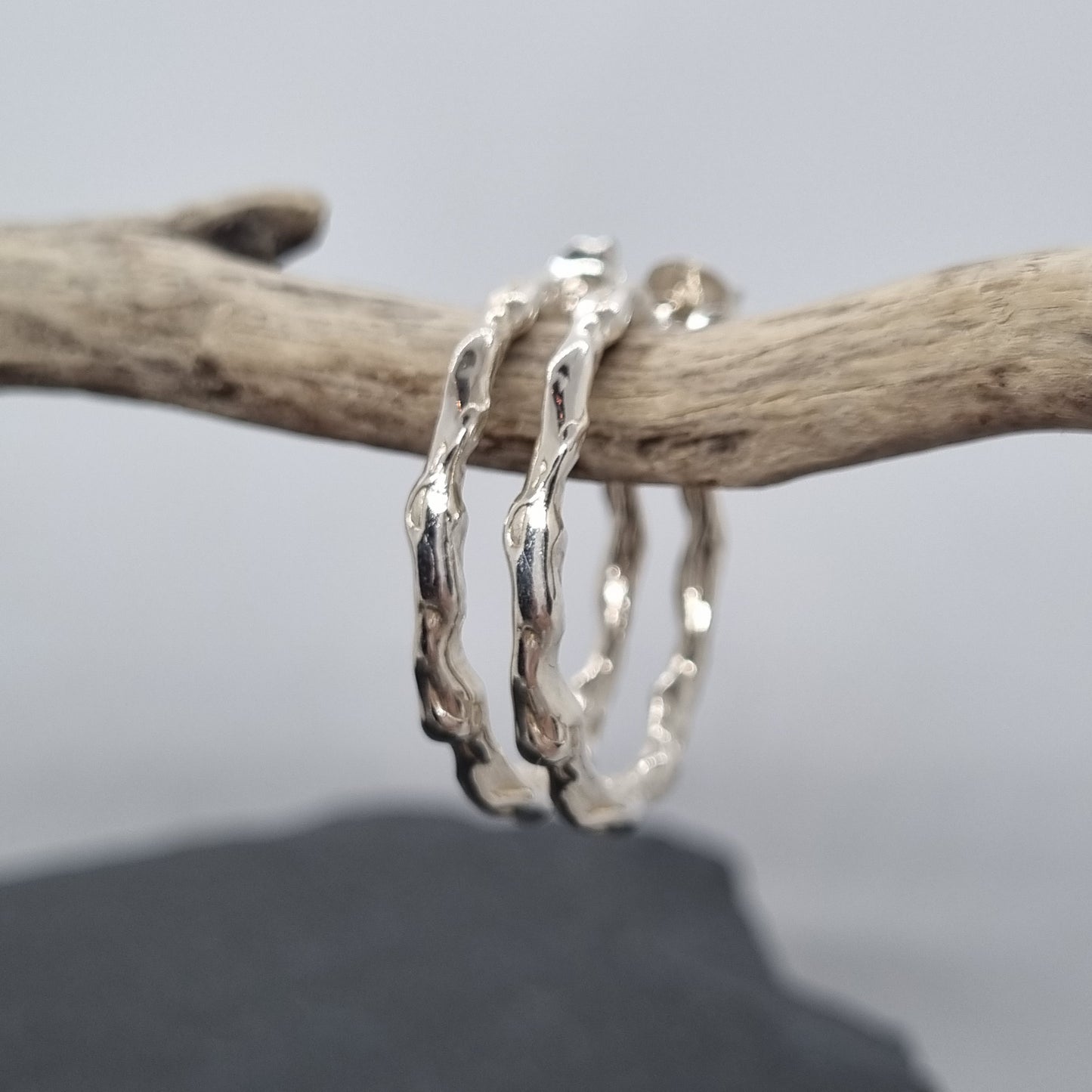 Medium Molten Hoop Earrings