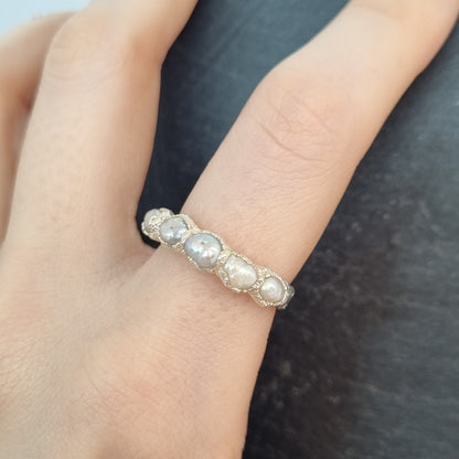 Multi Freshwater Pearl Ring