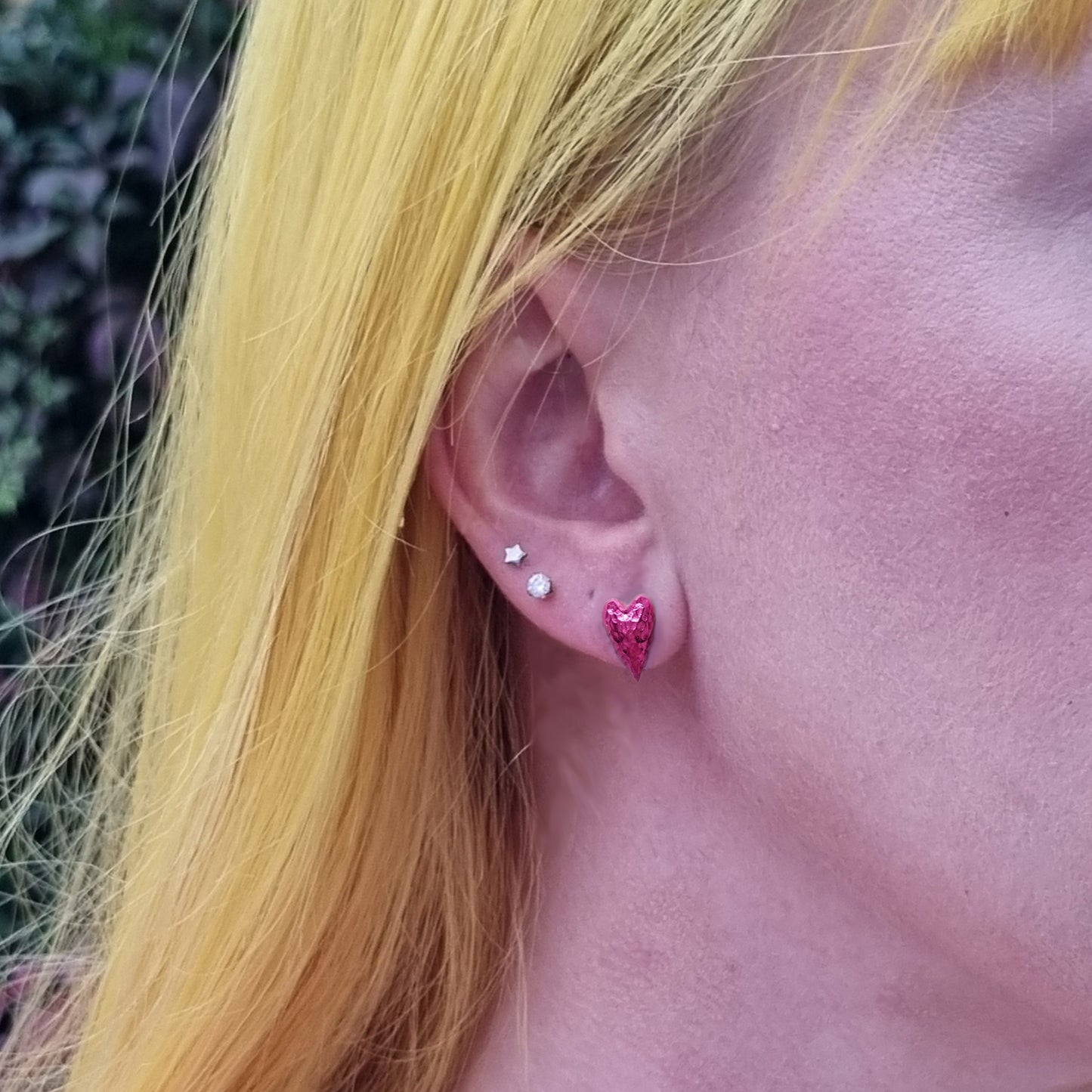 Heart Stud Earrings