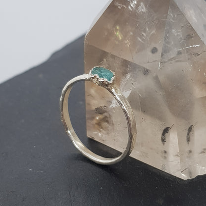 Raw Apatite Ring