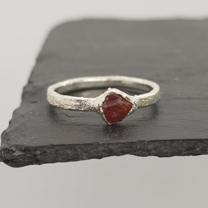 Raw Ruby Ring