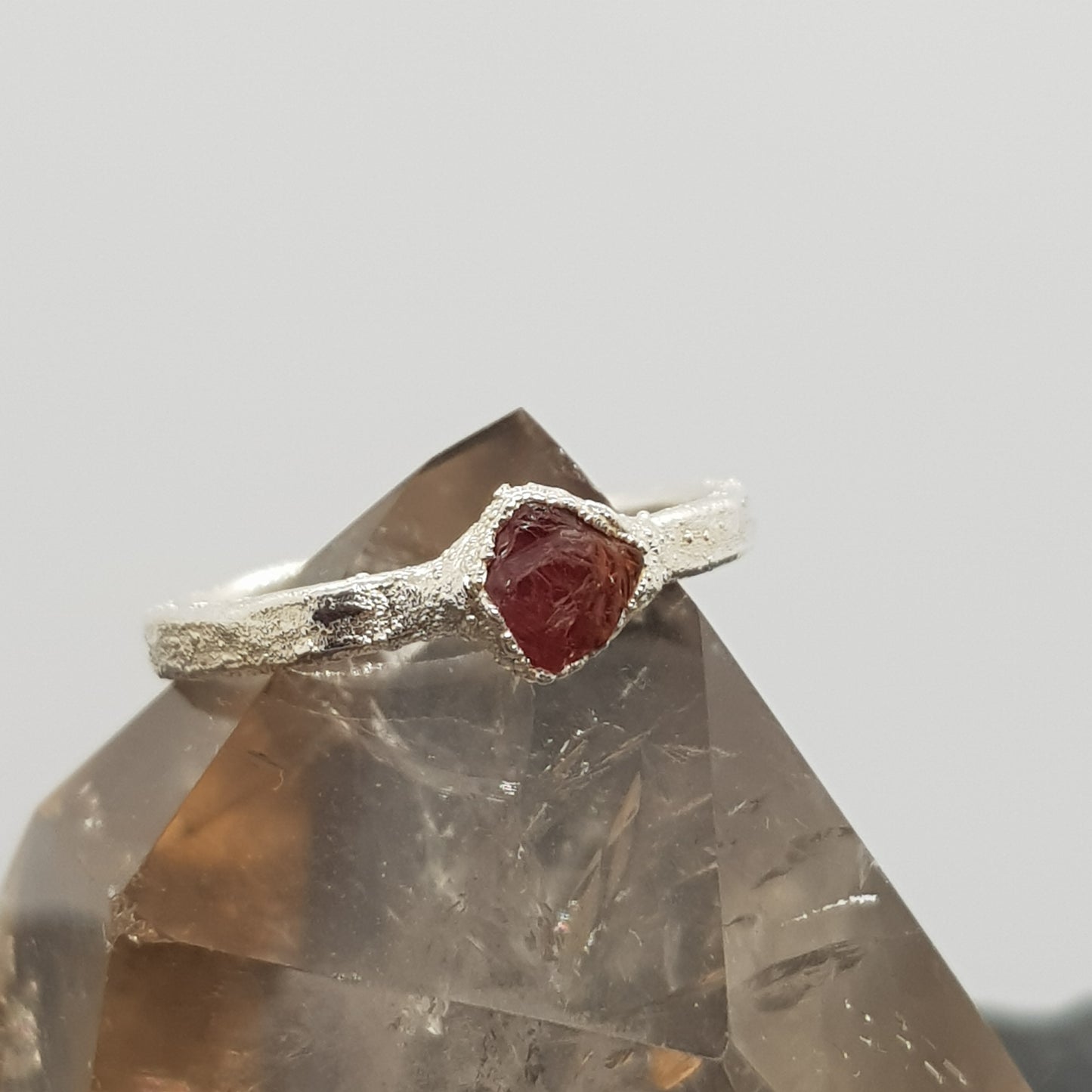 Raw Ruby Ring