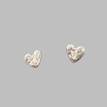 little molten heart studs