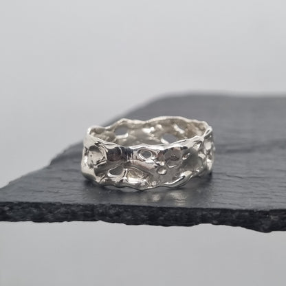 Wide Molten Ring