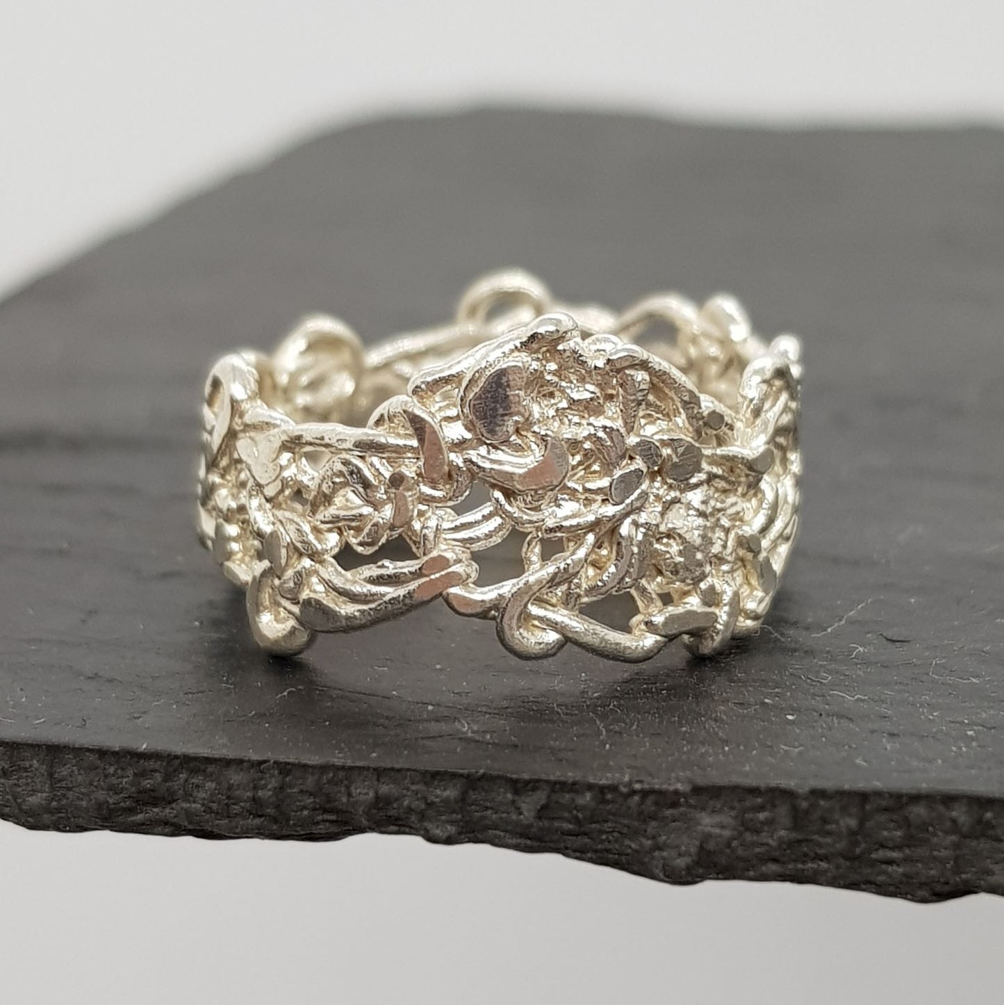 Entwined Silver Ring