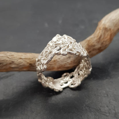 Entwined Silver Ring